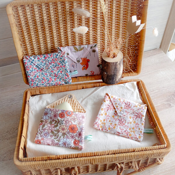 Pochettes savon rose
