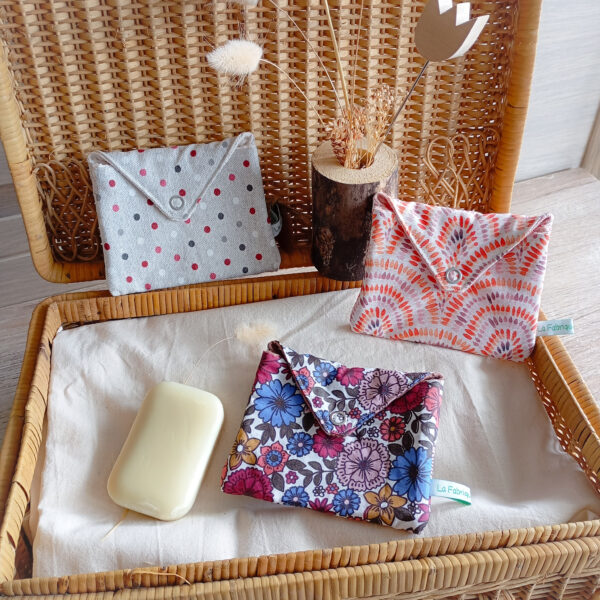 Pochettes savon vintage