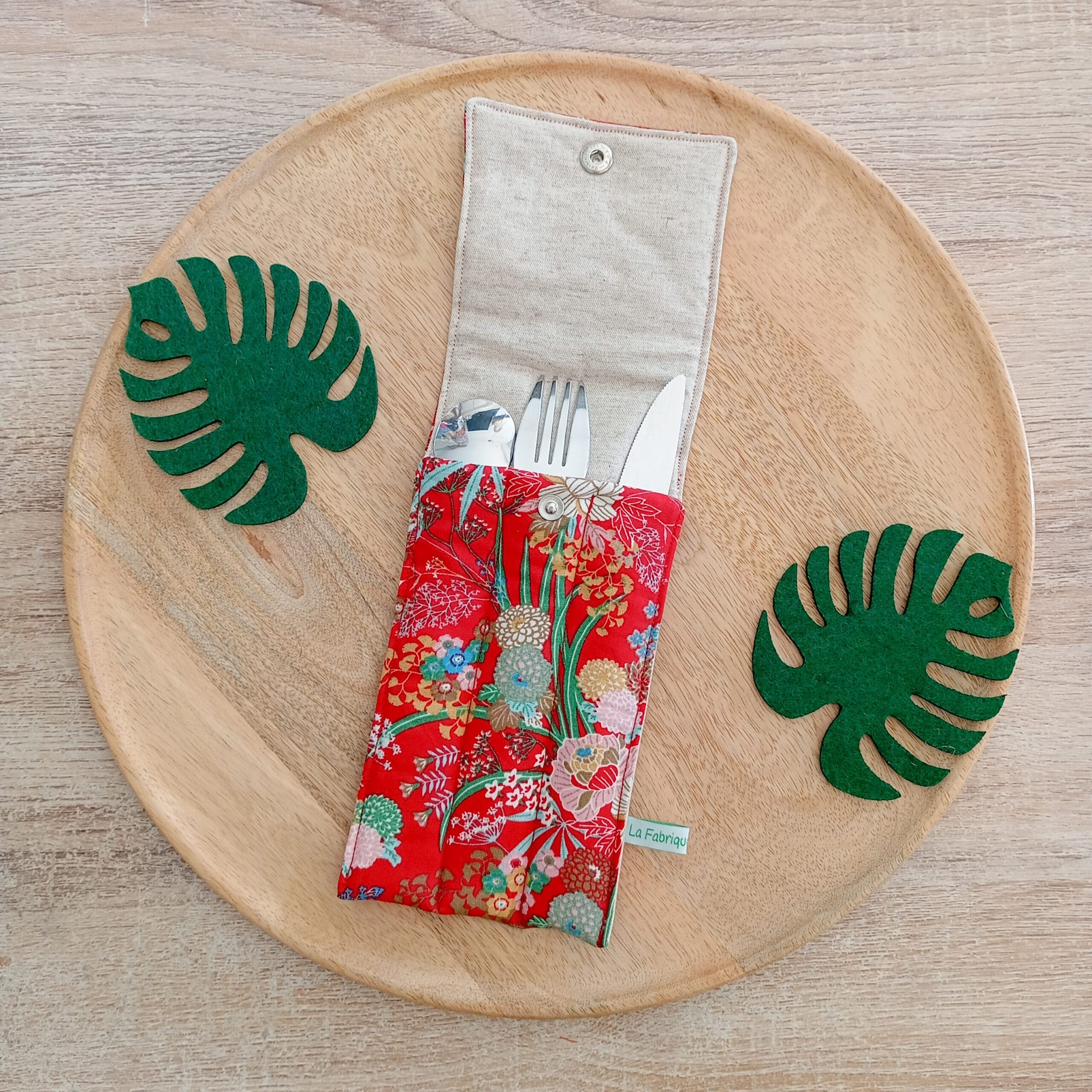 Jardin japonais rouge